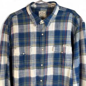 Vintage Lucky Brand - Men's Western Pearl Snap Shirt - Size XXL